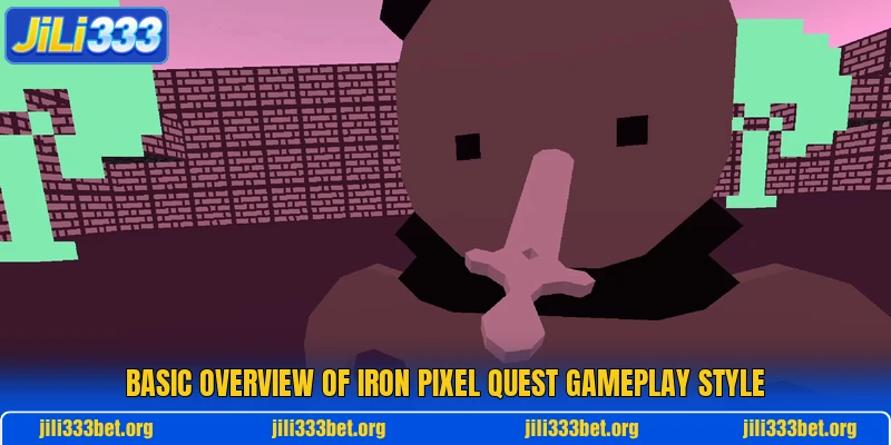 Basic overview of Iron Pixel Quest gameplay style Basic overview of Iron Pixel Quest gameplay style