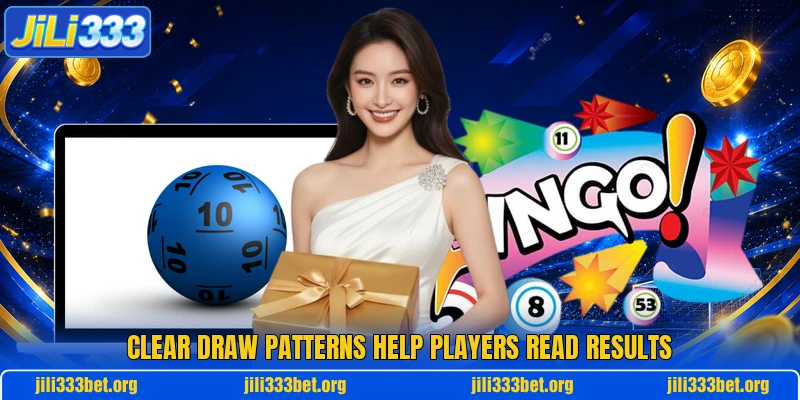 Clear draw patterns help players read results