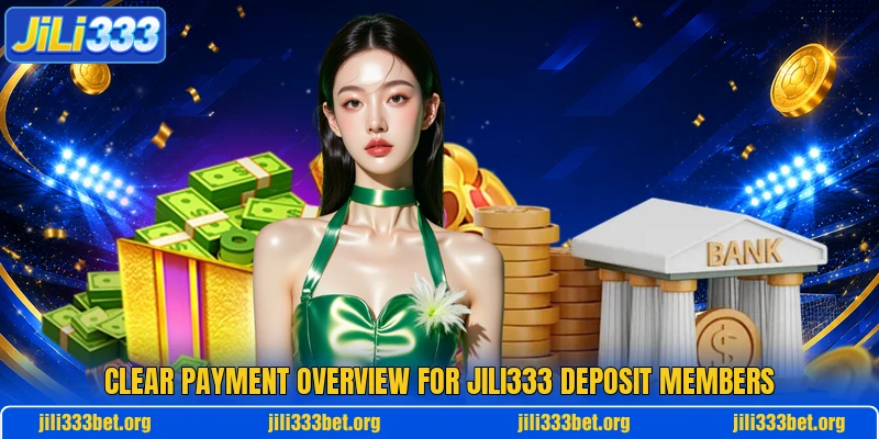 Clear payment overview for JILI333 deposit members Clear payment overview for JILI333 deposit members