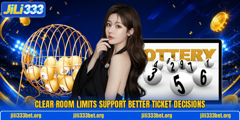 Clear room limits support better ticket decisions