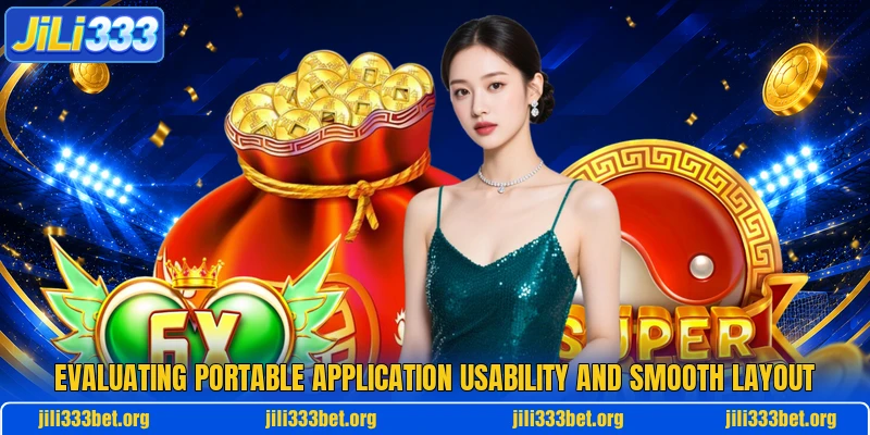 Evaluating portable application usability and smooth layout Evaluating portable application usability and smooth layout