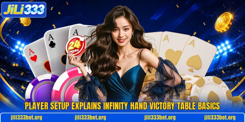 Player setup explains Infinity Hand Victory table basics