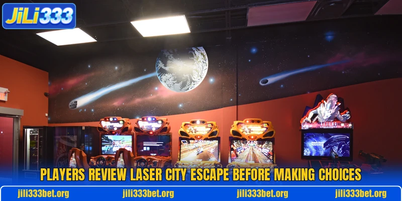 Players review Laser City Escape before making choices