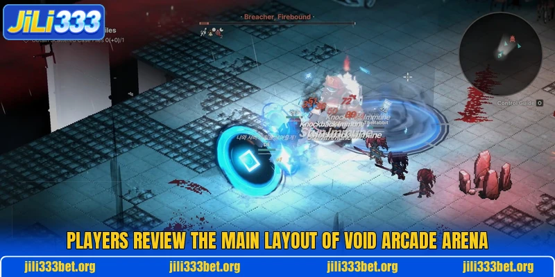 Players review the main layout of Void Arcade Arena