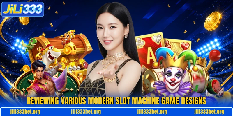 Reviewing various modern slot machine game designs Reviewing various modern slot machine game designs