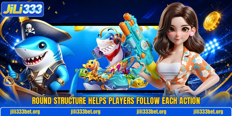 Round structure helps players follow each action