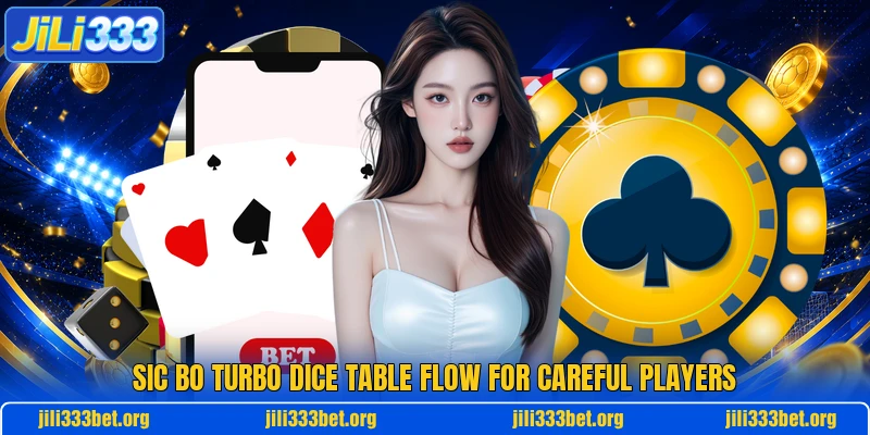 Sic Bo Turbo Dice table flow for careful players