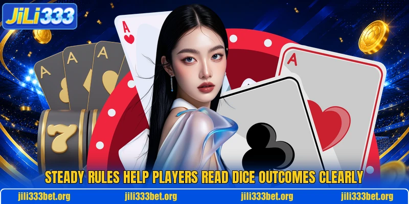 Steady rules help players read dice outcomes clearly Steady rules help players read dice outcomes clearly